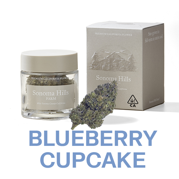 SONOMA HILLS FARM Blueberry Cupcake
